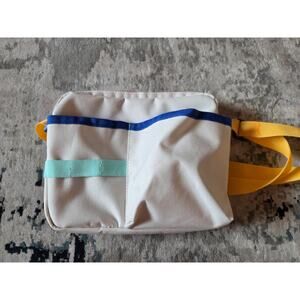 KiwiCo Canvas Crossbody Bag Kids Tool Pouch STEM Art Caddy Adjustable Strap